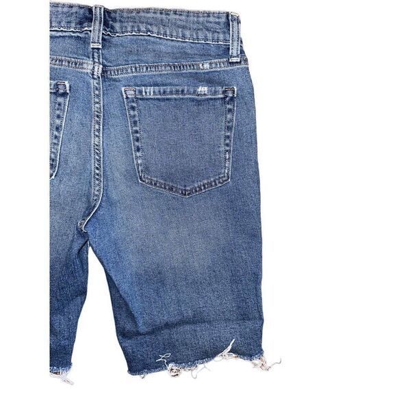 Gap 9" High Rise Denim Bermuda Shorts with Washwell Size 2/26 - Picture 7 of 10